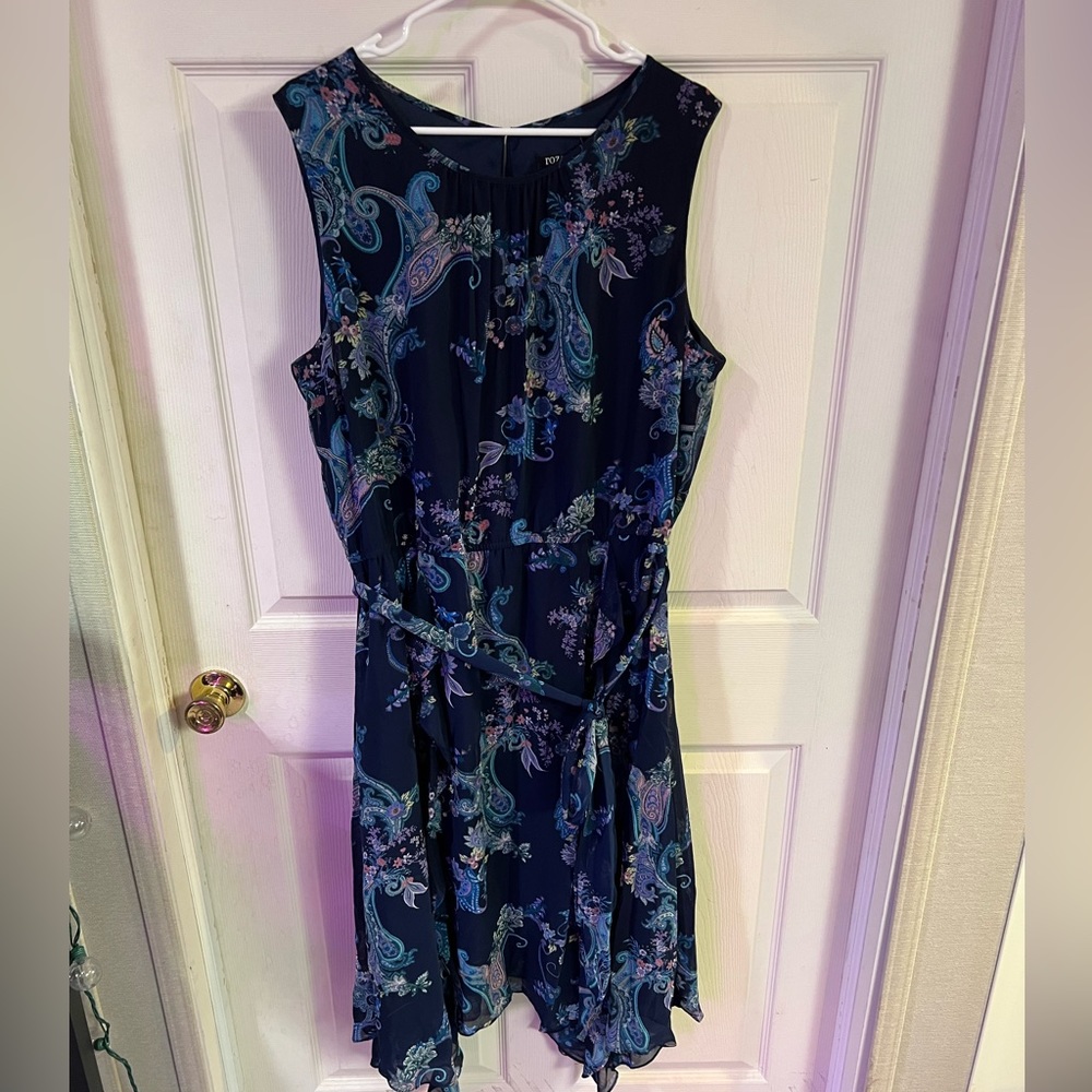 handkerchief paisley formal dress